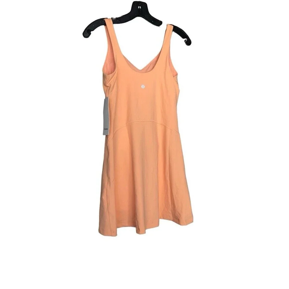 Lululemon Women's Align Dress Size 4 Peach Bellini New w/tag $148 - Picture 2 of 3